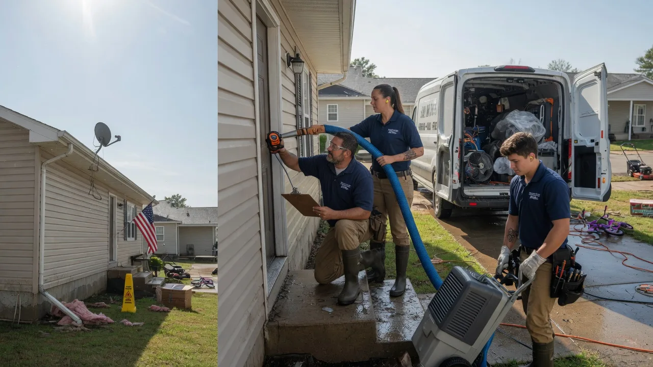 Ceiling Water Damage Restoration in Countyline, OK near me
